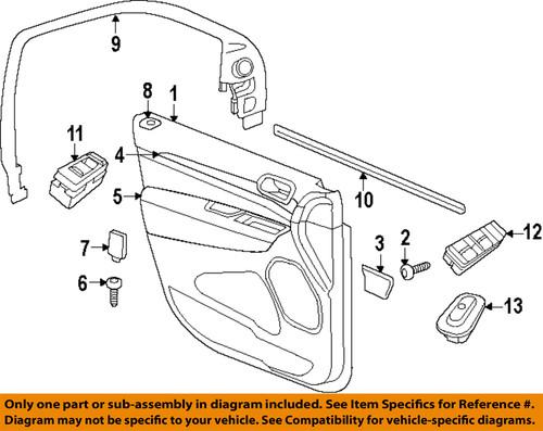 Mopar oem 5jf97dx9ac front door-memory switch