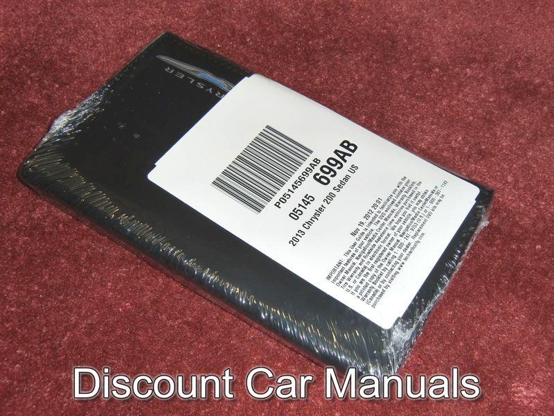 ★★ 2013 chrysler 200 owners manual set **new** 13!! ★★ 