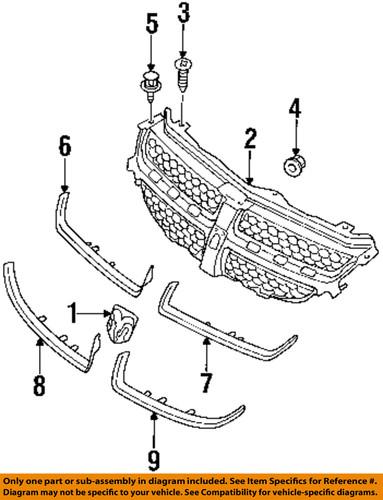 Dodge oem 5303559ag grille