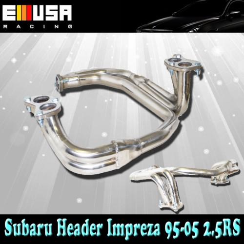 1997-2005 subaru impreza stainless steel header non-turbo 98-01 rs coupe 2-door