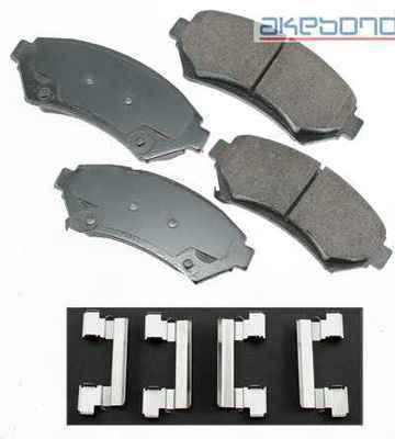 Akebono act699 brake pad or shoe, front-proact ultra premium ceramic pads