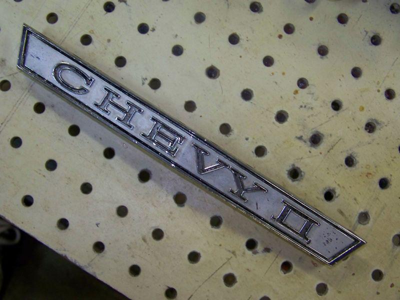 1968 chevy ii hood emblem