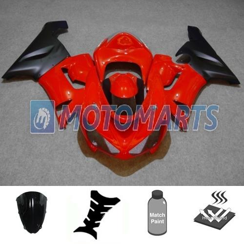 Bundle for kawasaki ninja zx 6r zx 636 6rr 05 06 injection body kit fairing ac