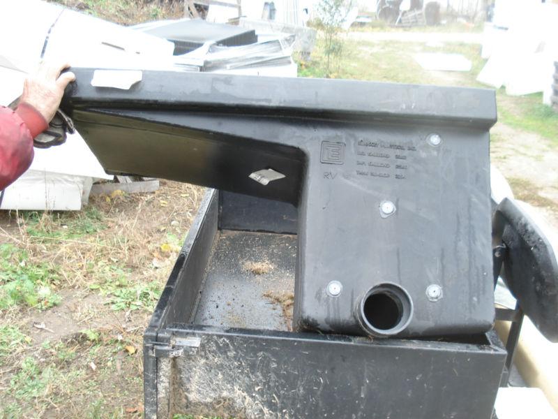 Rv holding tank, 30 gallon, 37"x20"x20", black/gray water, new, side drain, #618