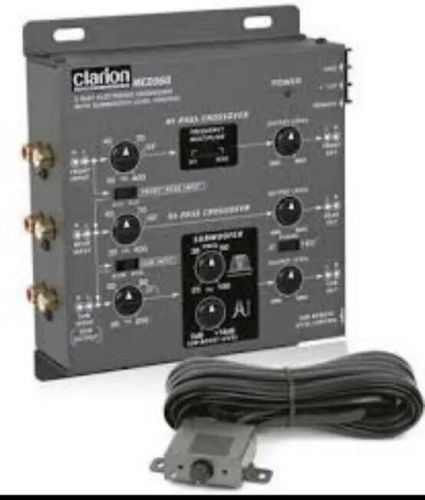 Clarion mcd360 2/3-way 6-channel electronic crossover w/ 5-volt rca outputs