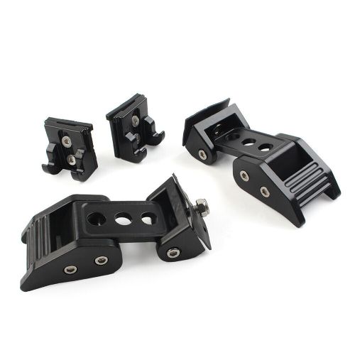 1 pair black car engine lock hood latches catch for jeep wrangler jk 2007-2017