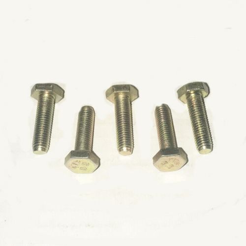 Early citroen 2cv id19 ds21 ds19 sm gold zinc m7 bolts with 12mm head - new! (5)