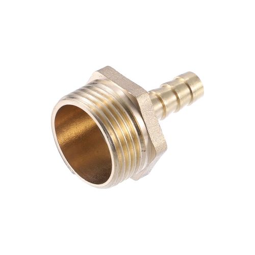 2 pcs 8mm 3/4&#034; bsp male thread brass hose socket compression fittings