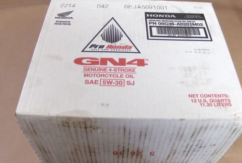 Genuine honda gn4 5w-30 motorcycle oil # 08c35-a5201m02 - 12 pack