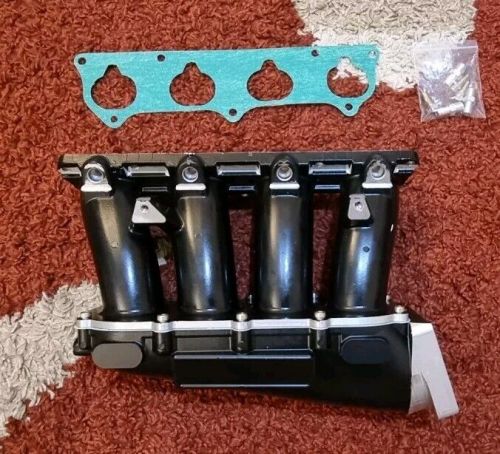 Ultra street intake manifold honda k-series k20 civic inlet ep3 dc5 skunk2 black