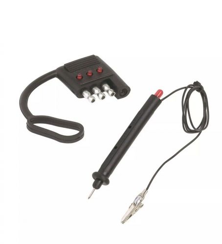 Hopkins towing solution 48715 4-wire flat tester w/6 to 12 volt circuit tester