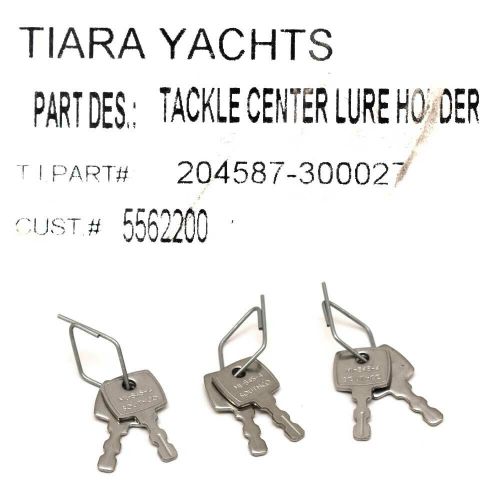 Tiara yachts boat tackle storage center 5562200 | 3 drawer w/ tubes