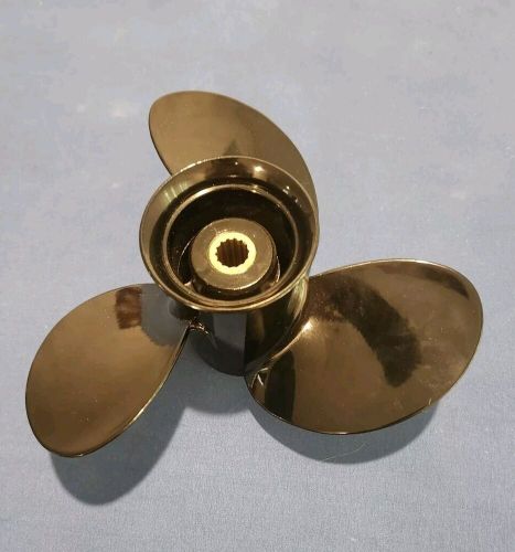 9.25 x 10 aluminum outboard boat propeller for mercury engines 9.9-20hp 14tooth