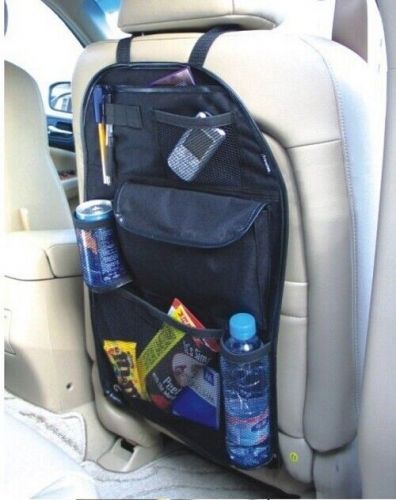 Back seat car van seat childrens organiser tidy multi-pocket storage travel stow