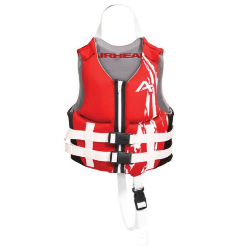 Kwik tek    10076 02 b rd    swoosh kwik dry neolite flex vest  child  red