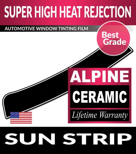 Alpine precut sun strip window tinting tint film for toyota crown 23-24