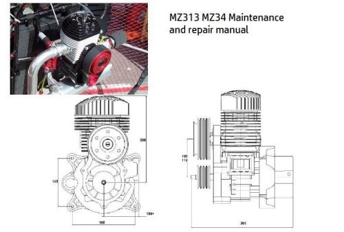 Zanzottera mz34 carburetor tillotson hr hr181 hr191 hr192 hr195 hr197a carb kit