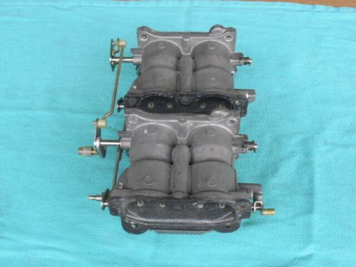 Nice set of 1970s evinrude-johnson 85-115-140hp carburetors-carb rack $74.99