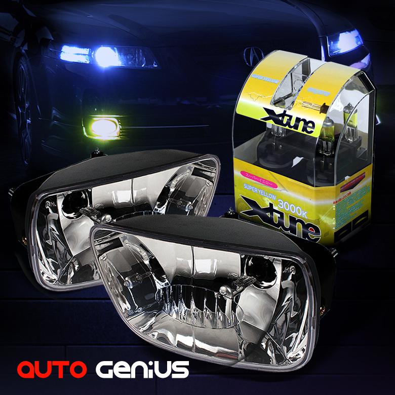 02-09 chevy trailblazer driving fog lights + stylish yellow light bulbs combo