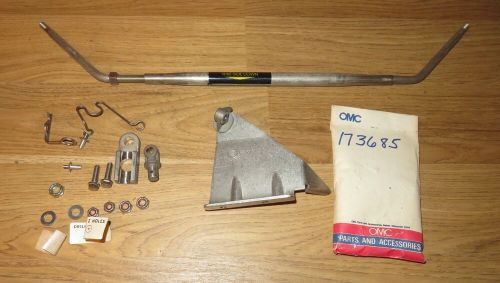 Nos omc johnson evinrude auxiliary motor steering kit 0173685 4 - 15 hp