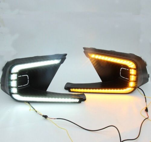 Drl fit for honda civic 2022-2023 turn signal light led daytime running light*2