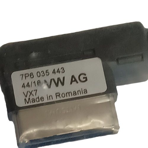 2011-2018 vw touareg - 3.5mm auxiliary / aux audio cable 7p6035443