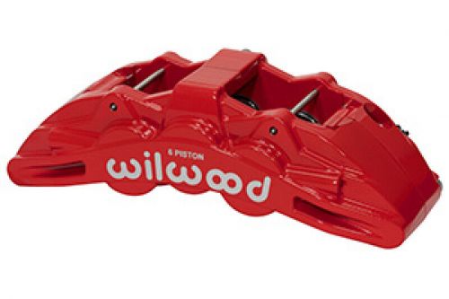 Wilwood caliper red sx6r 5.40in piston 1.25in disc