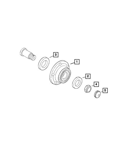 Genuine mopar flat washer 6509736aa