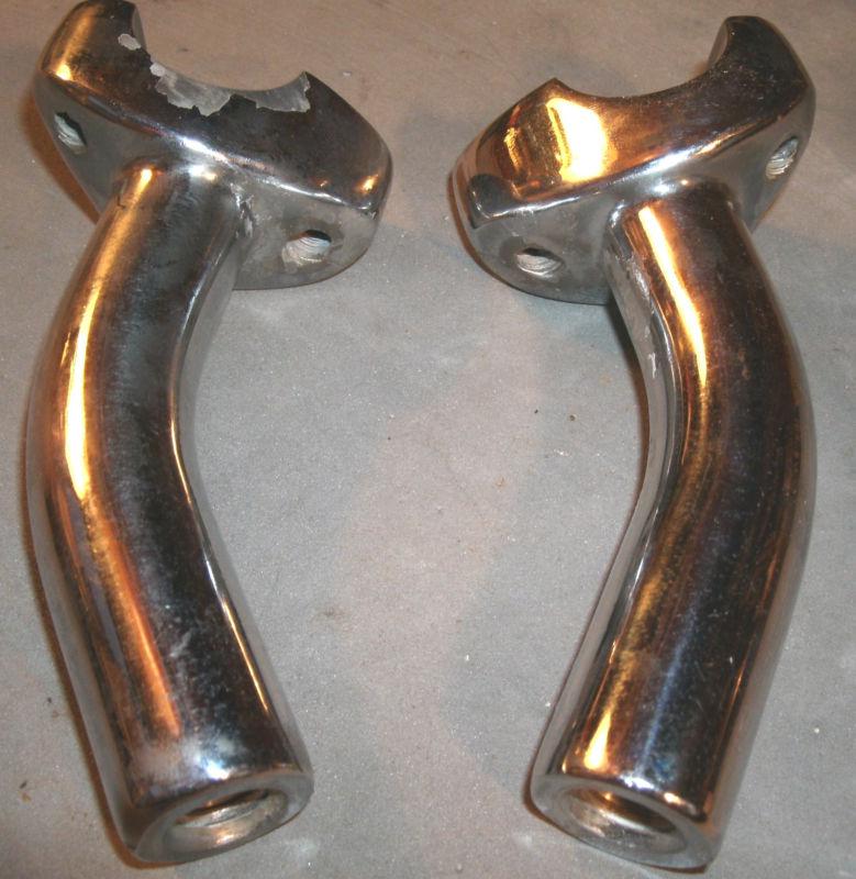 Vintage harley 4 1/2" pull-back risers for 1" handlebars! mid 1980's