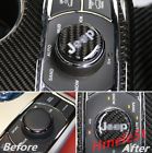 For jeep grand cherokee 2011-2022 carbon fiber inner multimedia knob trim 001