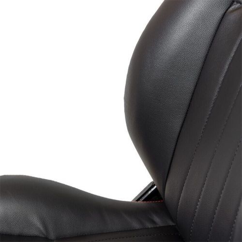 X1 autostyle black classic car retro kit sports car bucket seat red stitch