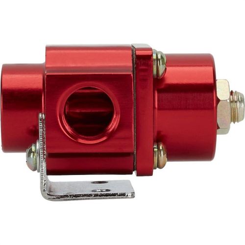 Speedway adjustable fuel pressure regulator, 4-9 psi, red