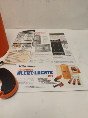 Olin alert/locate marine signal 12 ga gun case only no shells boating camping