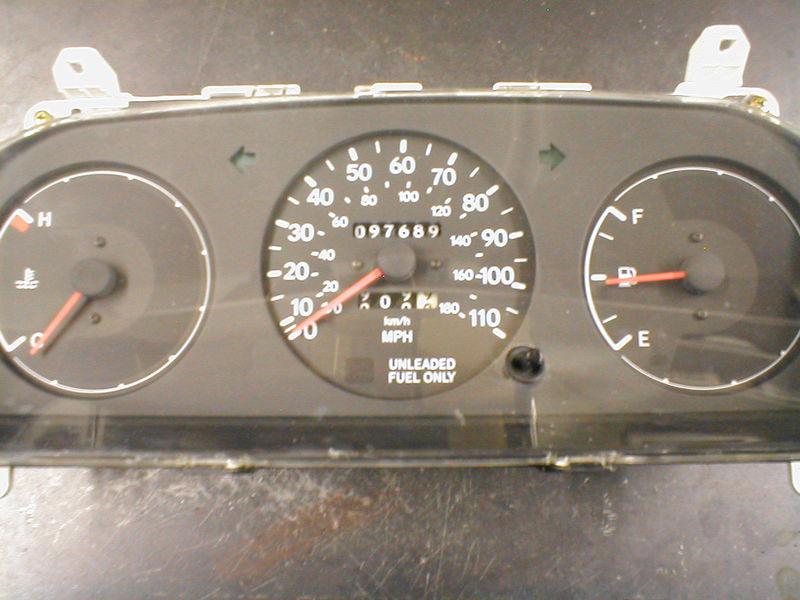 1993-1997 toyota corolla speedometer gauges cluster 97689 miles