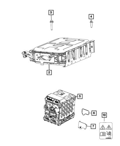 Genuine mopar inverter module 05185102ai