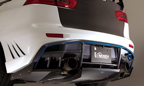 Varis rear diffuser for cz4a mitsubishi lancer evolution 10 evo x