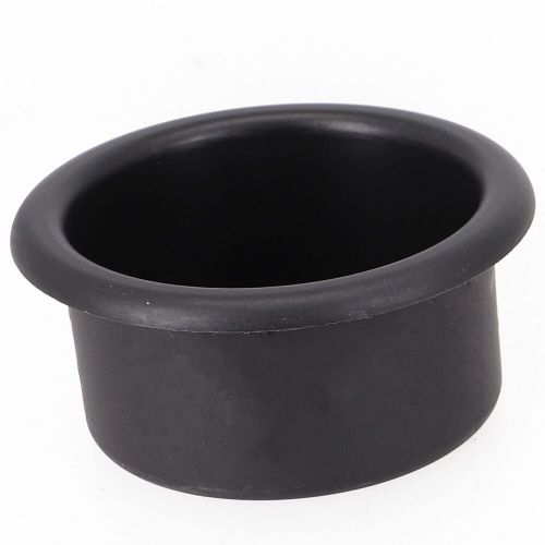 Plastic black cup holder boat ocean camper trailer drink water holder recessed