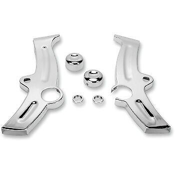 Kuryakyn 7851 chrome boomerang frame covers 00-07 softails