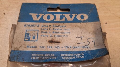 Classic volvo 142 144 145 brand new genuine rh front indicator flasher lense