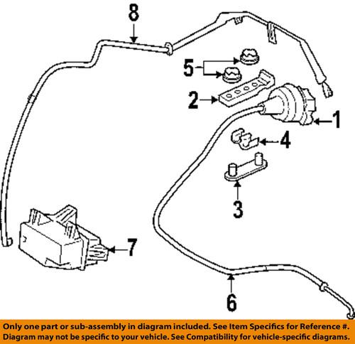 Mopar oem 5214613 cruise control system-cable clip