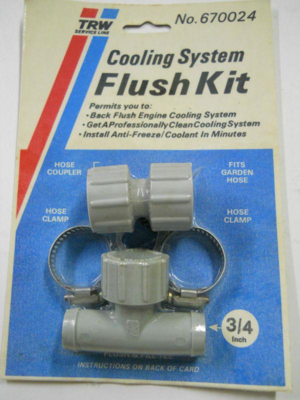 Trw service line universal 3/4'' coolant system kit flush kit - made in usa