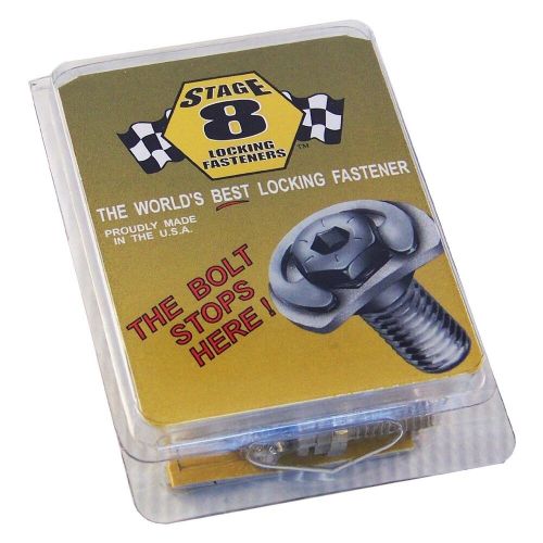 Stage 8 8906m - steel nickel plated header locking bolt kit