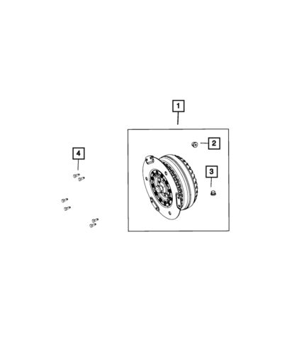 Genuine mopar torque converter kit 68144195aa