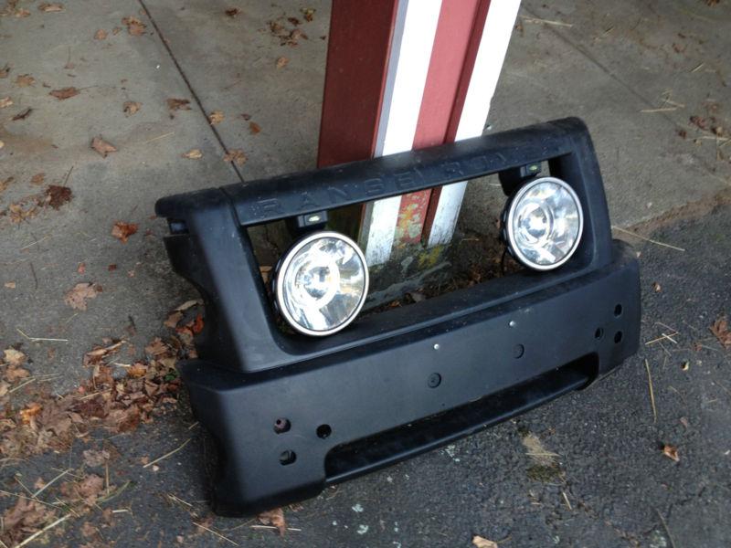 Range rover brush guard w/ lights (2003-2012)!! great condition!! no reserve!!!!