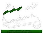 Genuine ford manifold gasket bc2z-9448-a