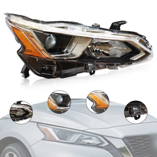 Right headlight for 2019 2020 2021 2022 nissan altima passenger side head lamp