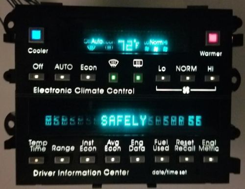 1986 87 88 89 90 91 cadillac eldorado  sevile climate control ccdic for sale