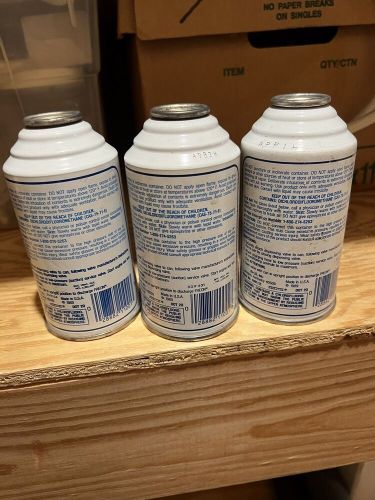 Dupont r12 freon a/c auto refrigerant 12oz. lot of 3 cans - nos