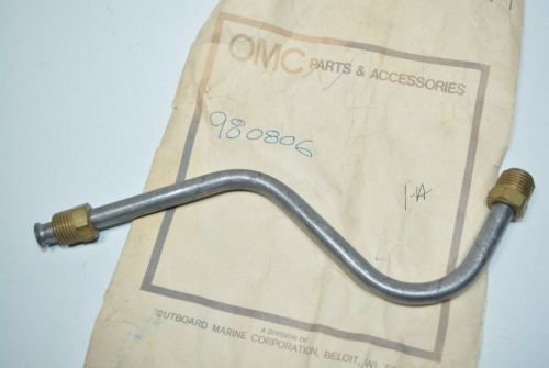 Nos filter to pump fuel line assy - 1976 omc 175 part# 980806 0980806