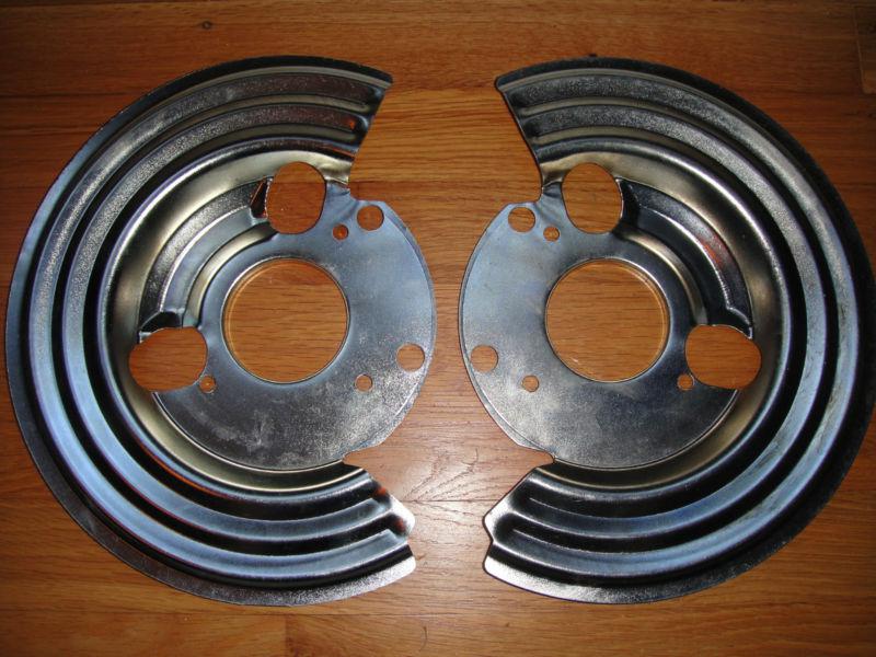 Plymouth dodge mopar a b e body brake backing plates dust shields charger cuda